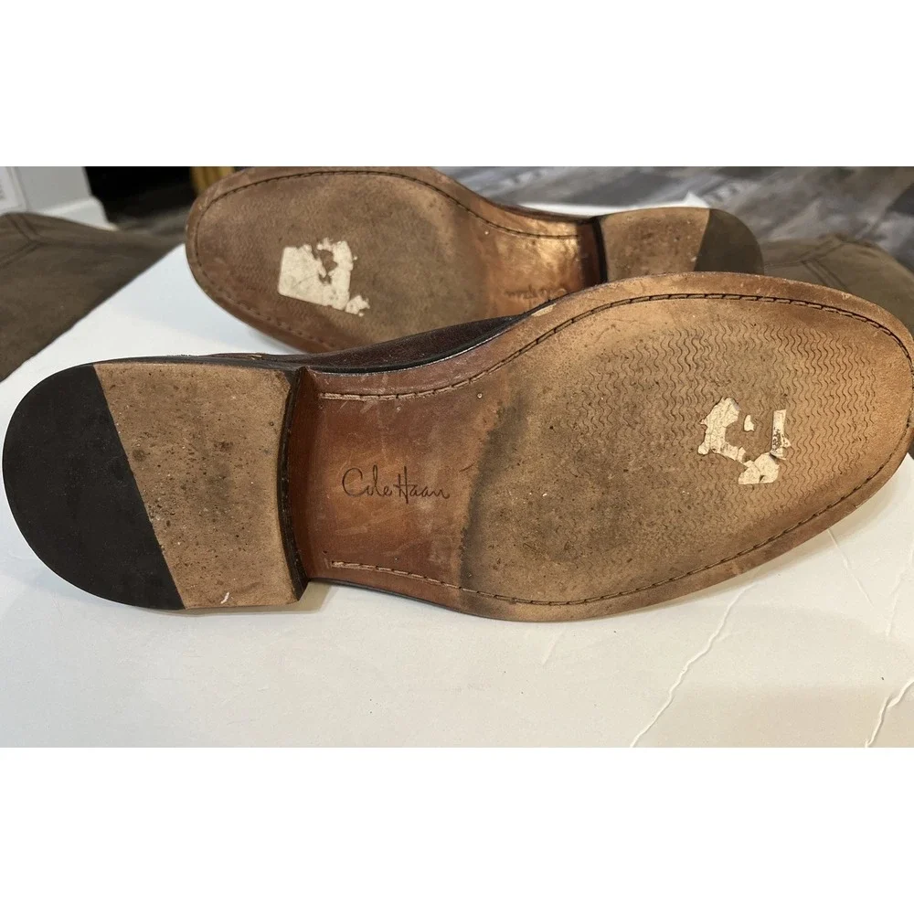 Cole Haan Brown Leather Chelsea Ankle Boots Men's SZ 13 C05564